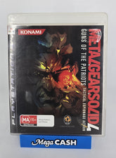 Metal Gear Solid Guns of the Patriots Espionage Action Playstation 3 PS3 Game